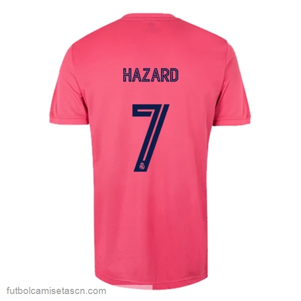 Camiseta Real Madrid 2ª NO.7 Hazard 2020/21 Rosa
